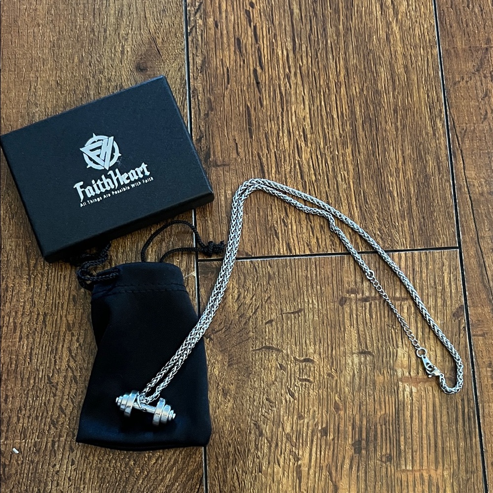 Dumbbell Necklace